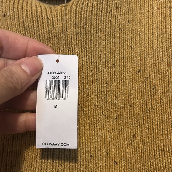 Old Navy Sleeveless Sweater Size Medium Gold - Picture 5 of 7